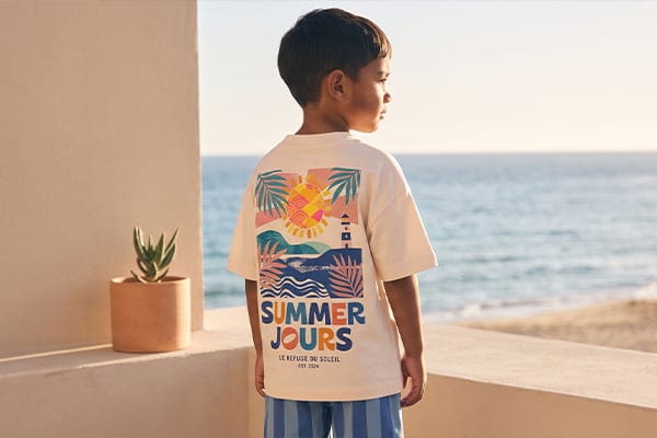 kids T-shirt factory organic cotton GSM for kids T-shirts support